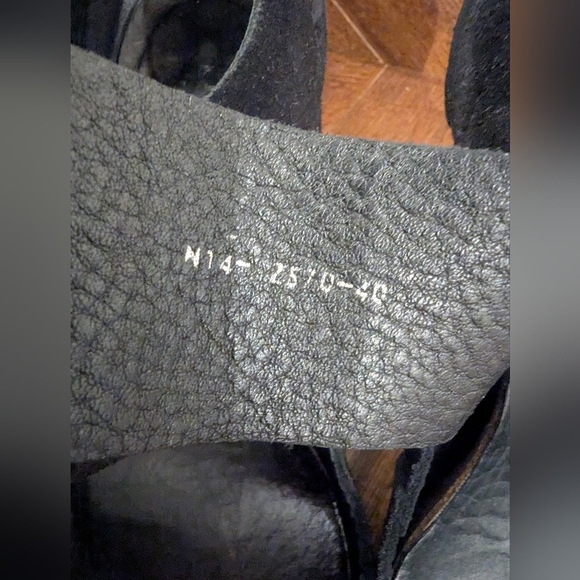 Pedro Garcia Mary Jane Black Suede Heels Eu Size 40 Approx 9-9.5 US - Picture 11 of 16